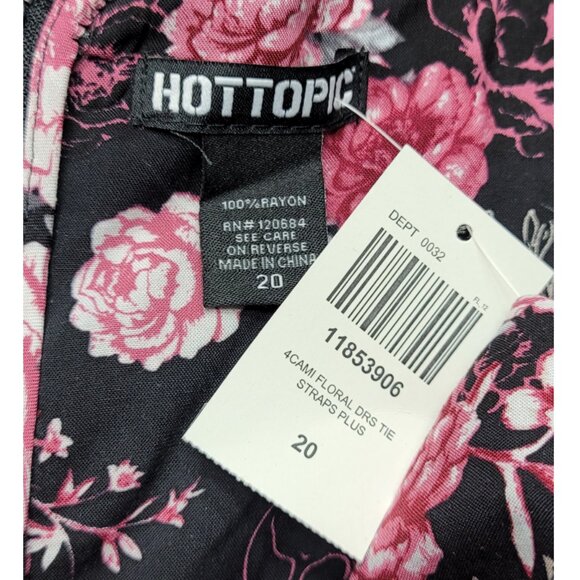 NWT Hot Topic Plus Size Skulls & Roses Cami Dress 20 - Picture 10 of 11